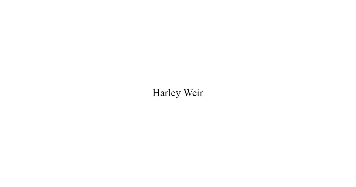 アート・デザイン・音楽 Harley Weir Harley Weir アート・デザイン・音楽